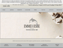 Tablet Screenshot of emmebiesse.it