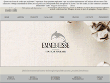 Tablet Screenshot of emmebiesse.com